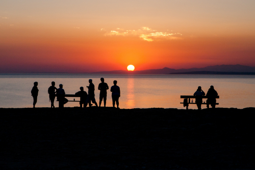 Закат на Кипре Капе Греко